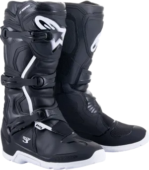 ALPINESTARS Tech 3 Enduro Waterproof Boots - Black/White - US 12/EU 47 2013324-12-12