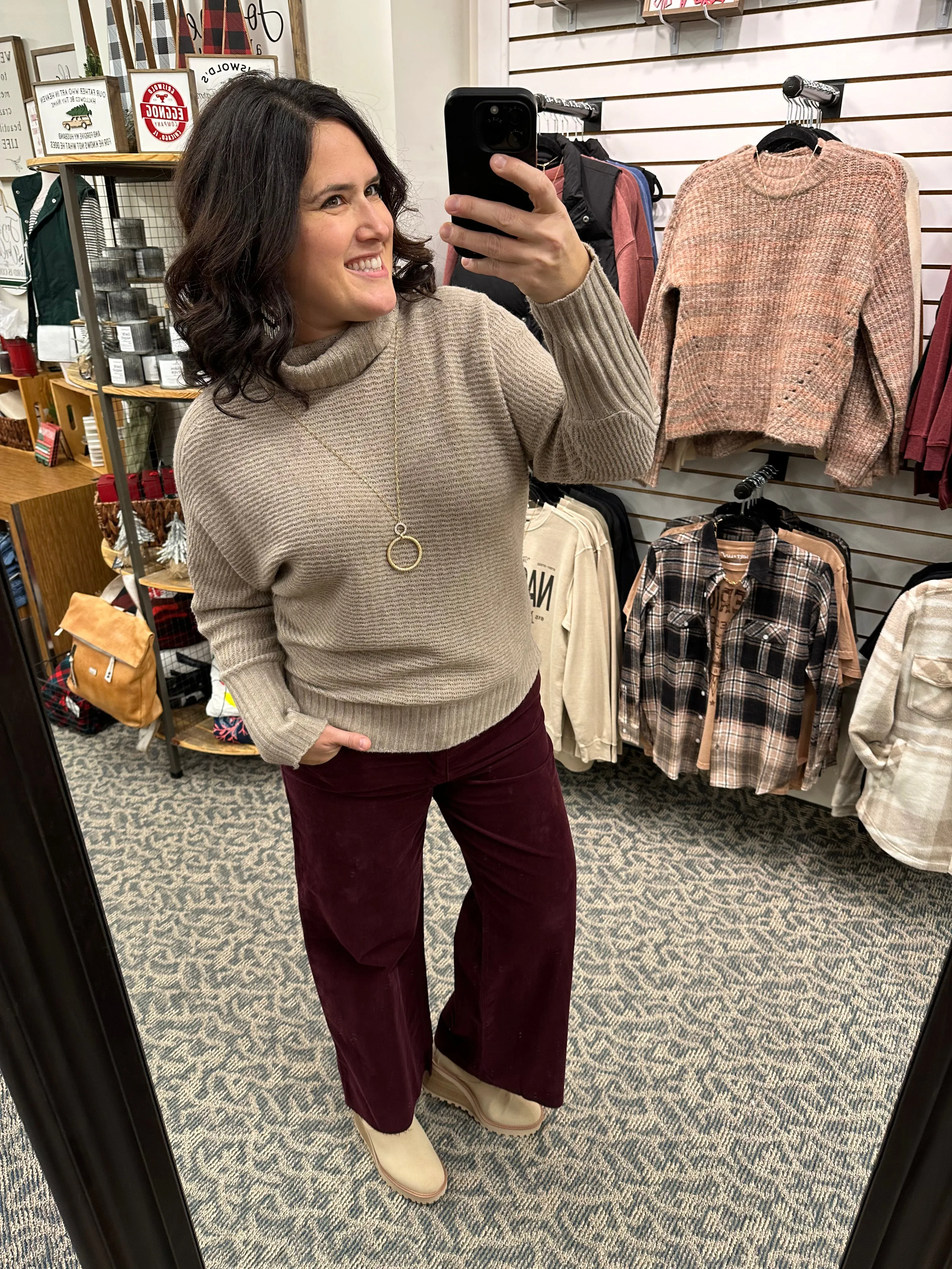 Dark Plum Meg Wide Leg (Kut)