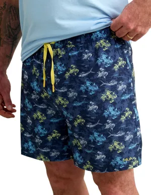 HUK Pursuit Volley Pattern, Quick-Dry Shorts for Men