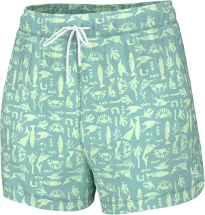 HUK Pursuit Volley Pattern, Quick-Dry Shorts for Women