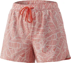 HUK Women's Volley Elastic Waist Quick-Dry Shorts  30 UPF