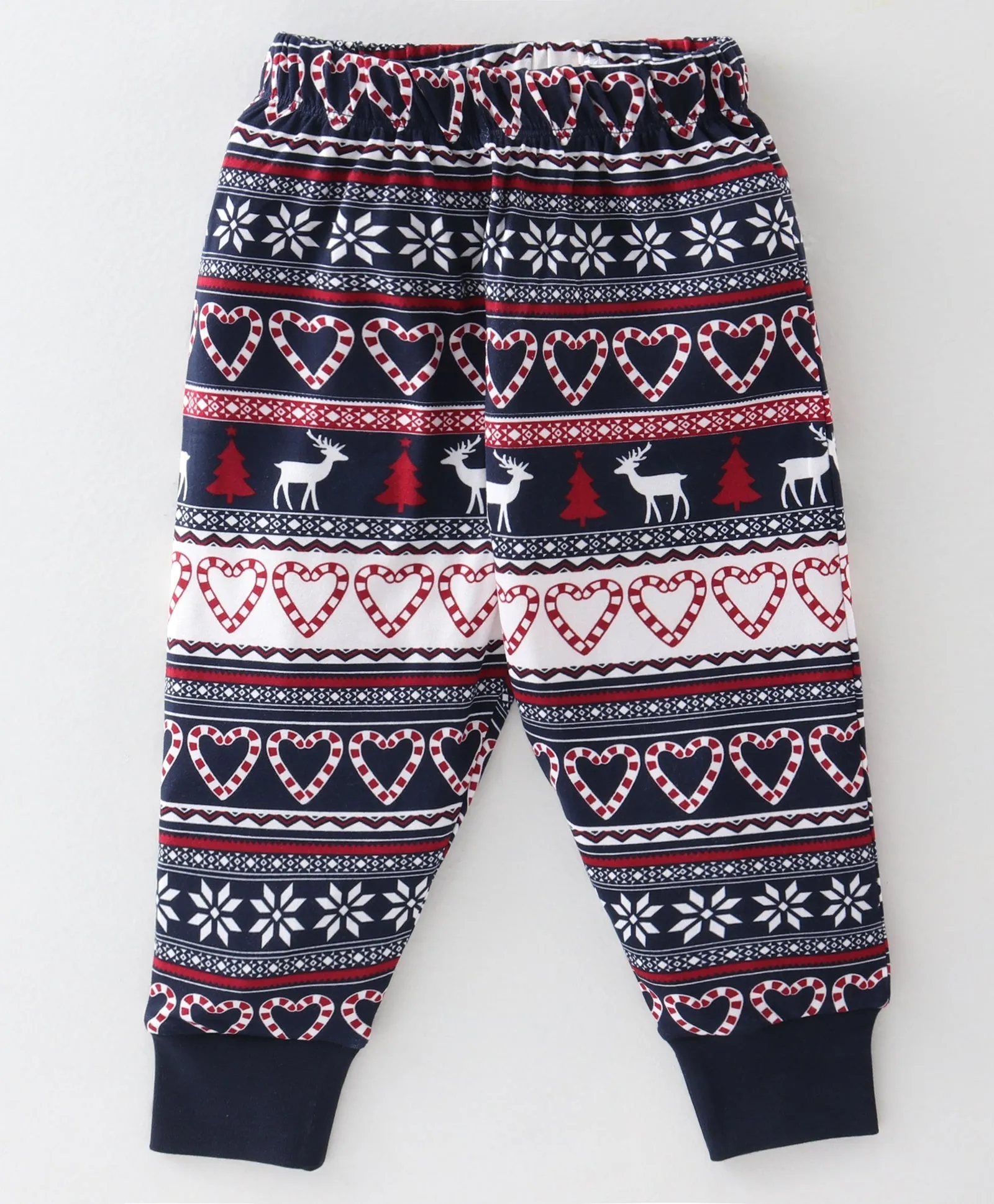 Jacquard Printed Sweatshirt Jogger Set
