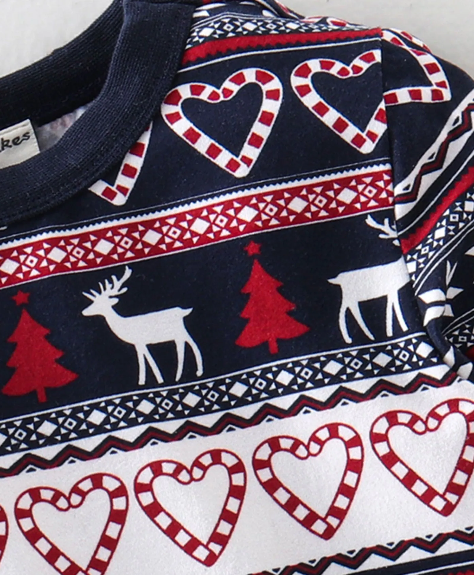 Jacquard Printed Sweatshirt Jogger Set