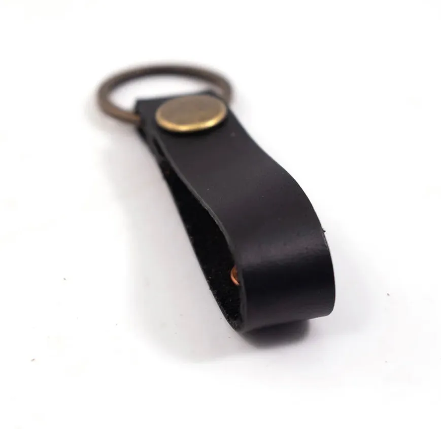 Leather Loop Keychain