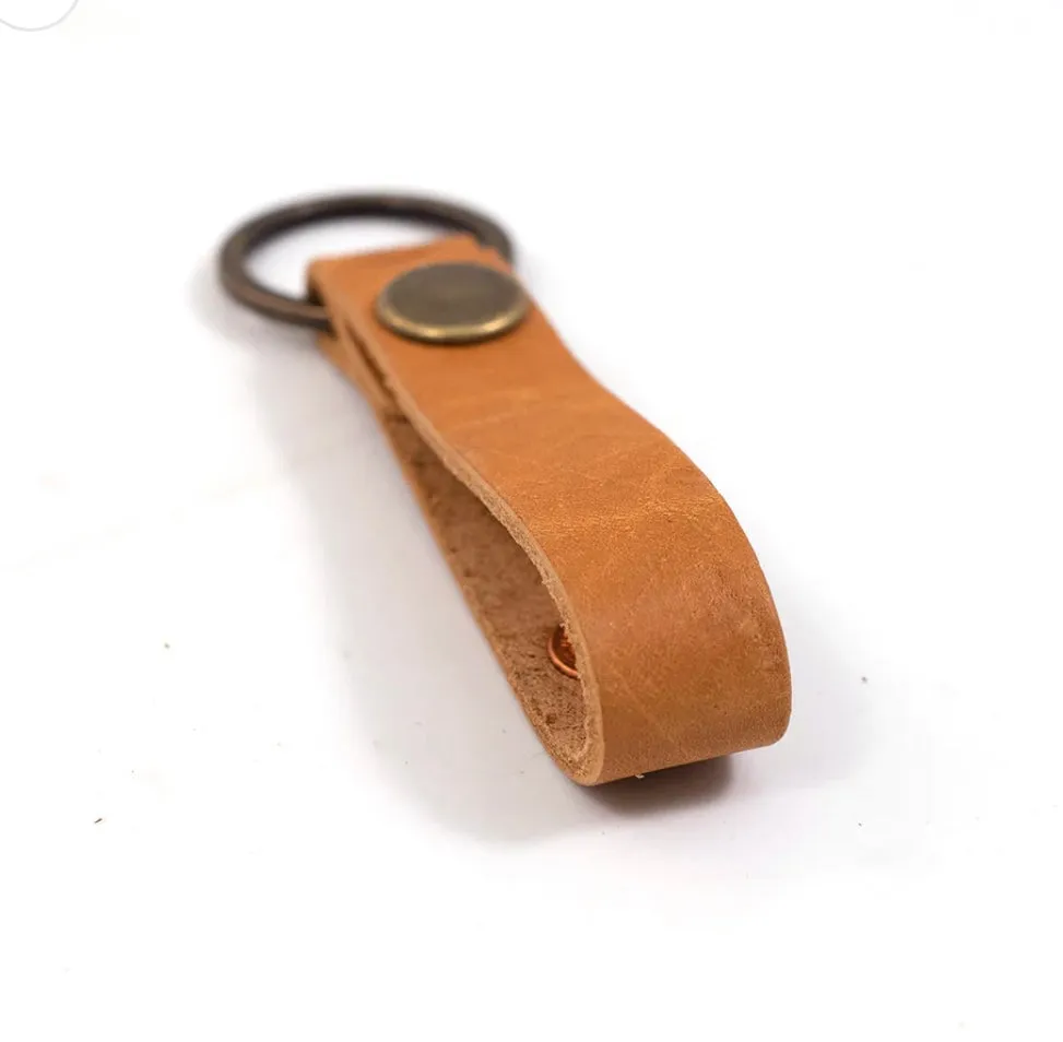 Leather Loop Keychain