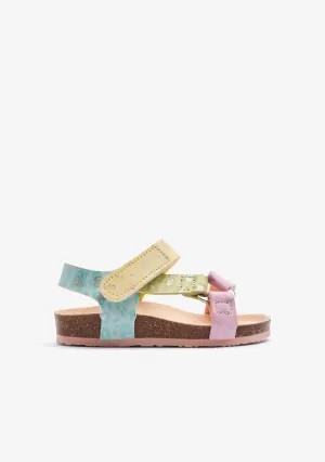 Leo / Multi Glitter Bio Strips Sandals