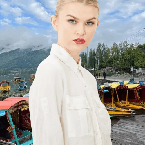 Long Sleeve Crushed Silk Shirt