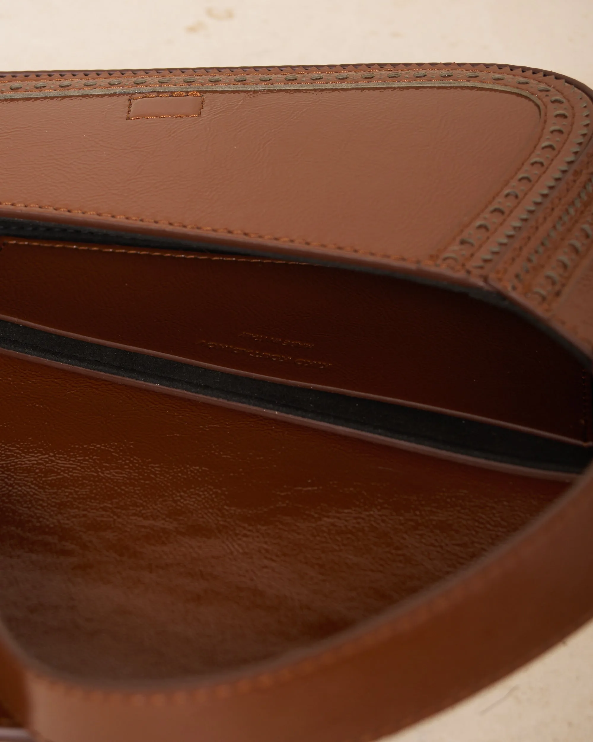 Mahogany Brown Trivia Bag