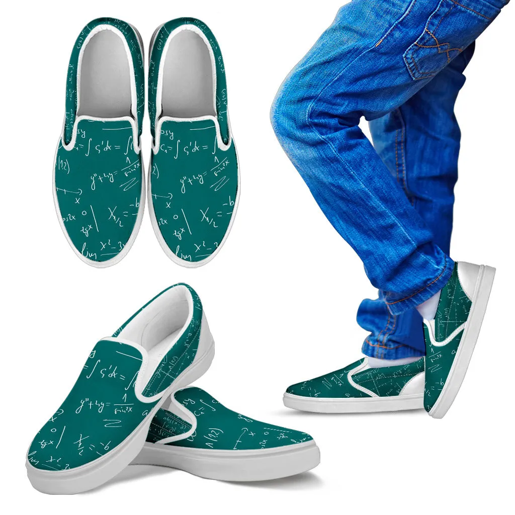 Math Teacher Slip Ons
