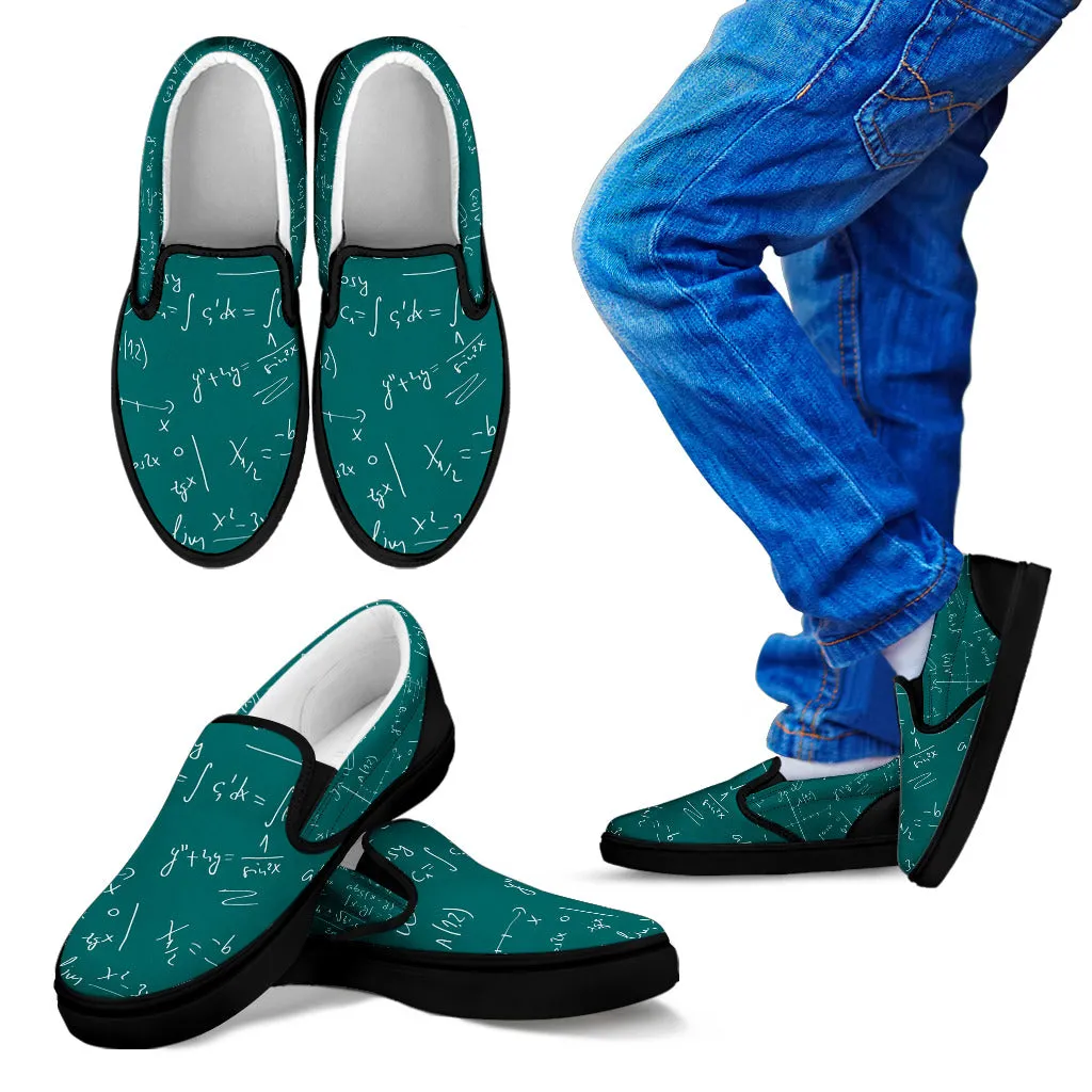 Math Teacher Slip Ons