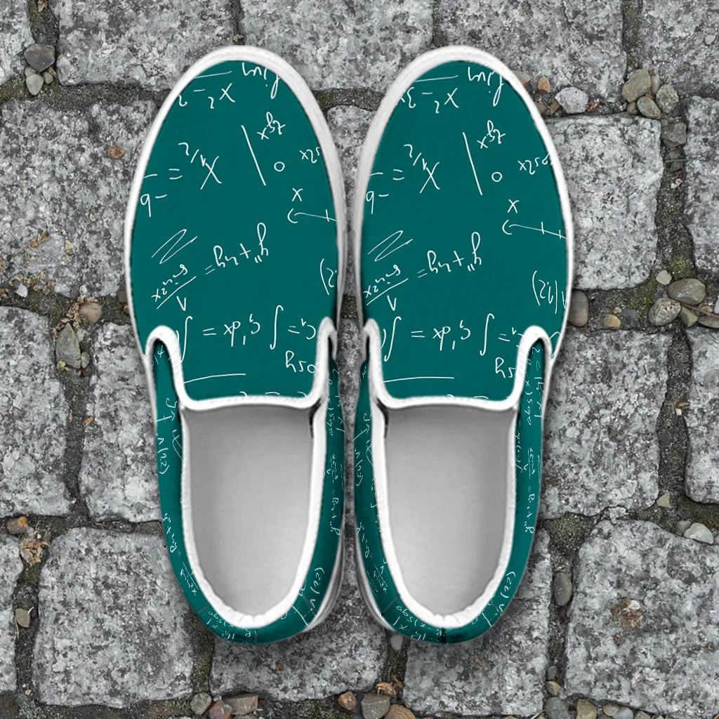Math Teacher Slip Ons