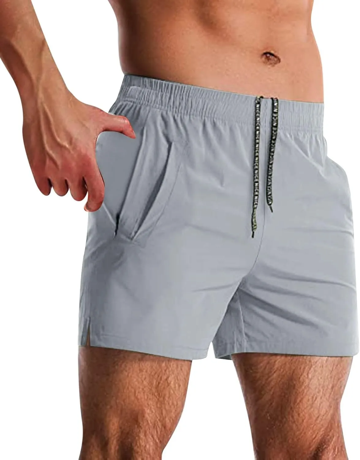 Mens Athletic Shorts Quick Dry Gym Workout Shorts Men Lightweight Sports Running Shorts with Pockets