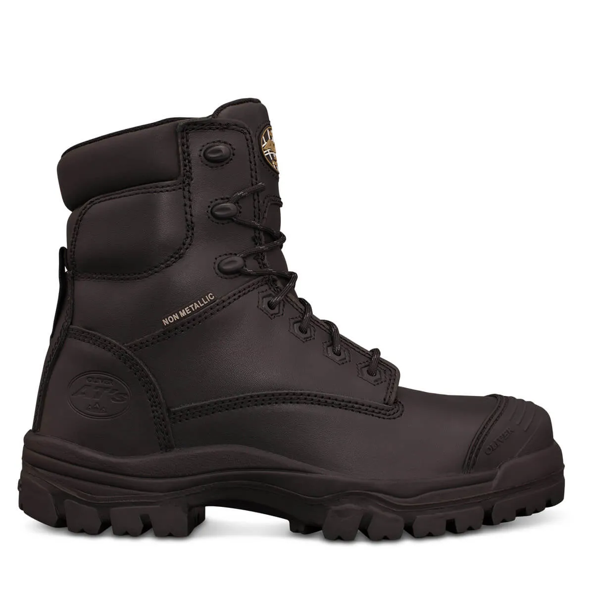 Oliver 45-645Z 150mm Black Zip Sided Boot
