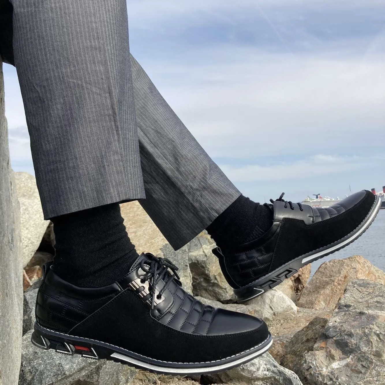 Oxford Derby | Men's Leather Lace-Up Dress Shoes