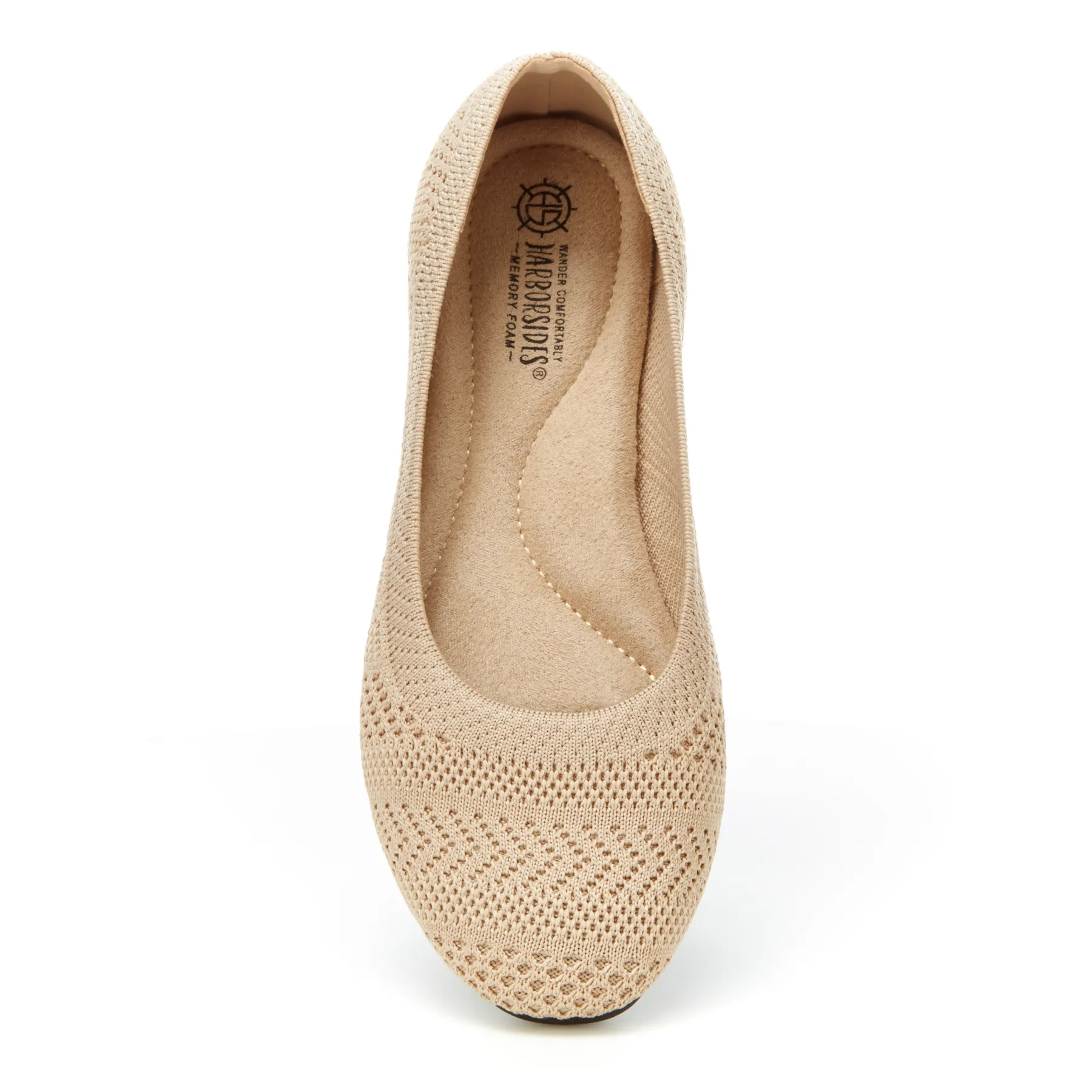 Round Toe Knit Top Flats (Narelle)
