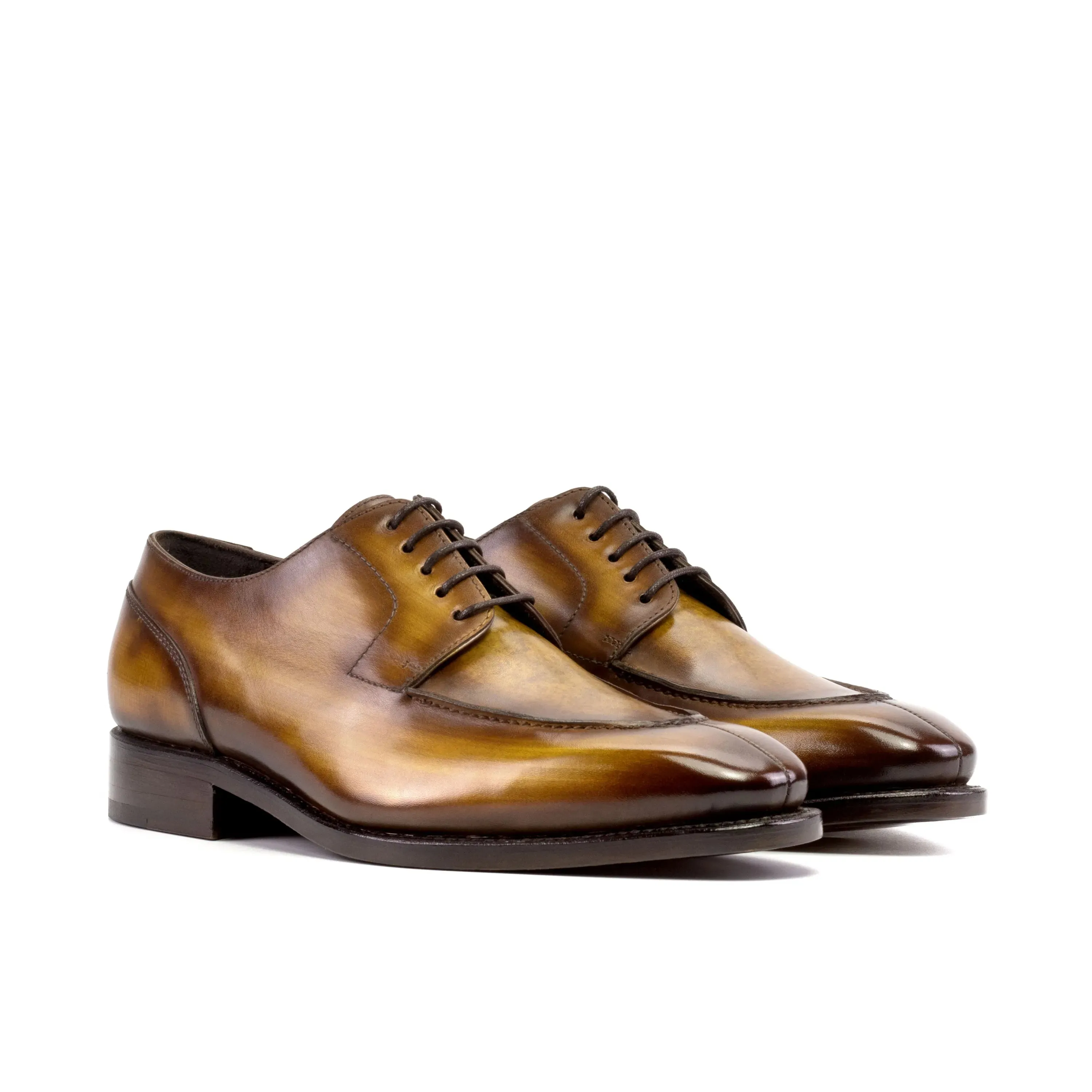 Rubis Derby Split Toe Patina Shoes