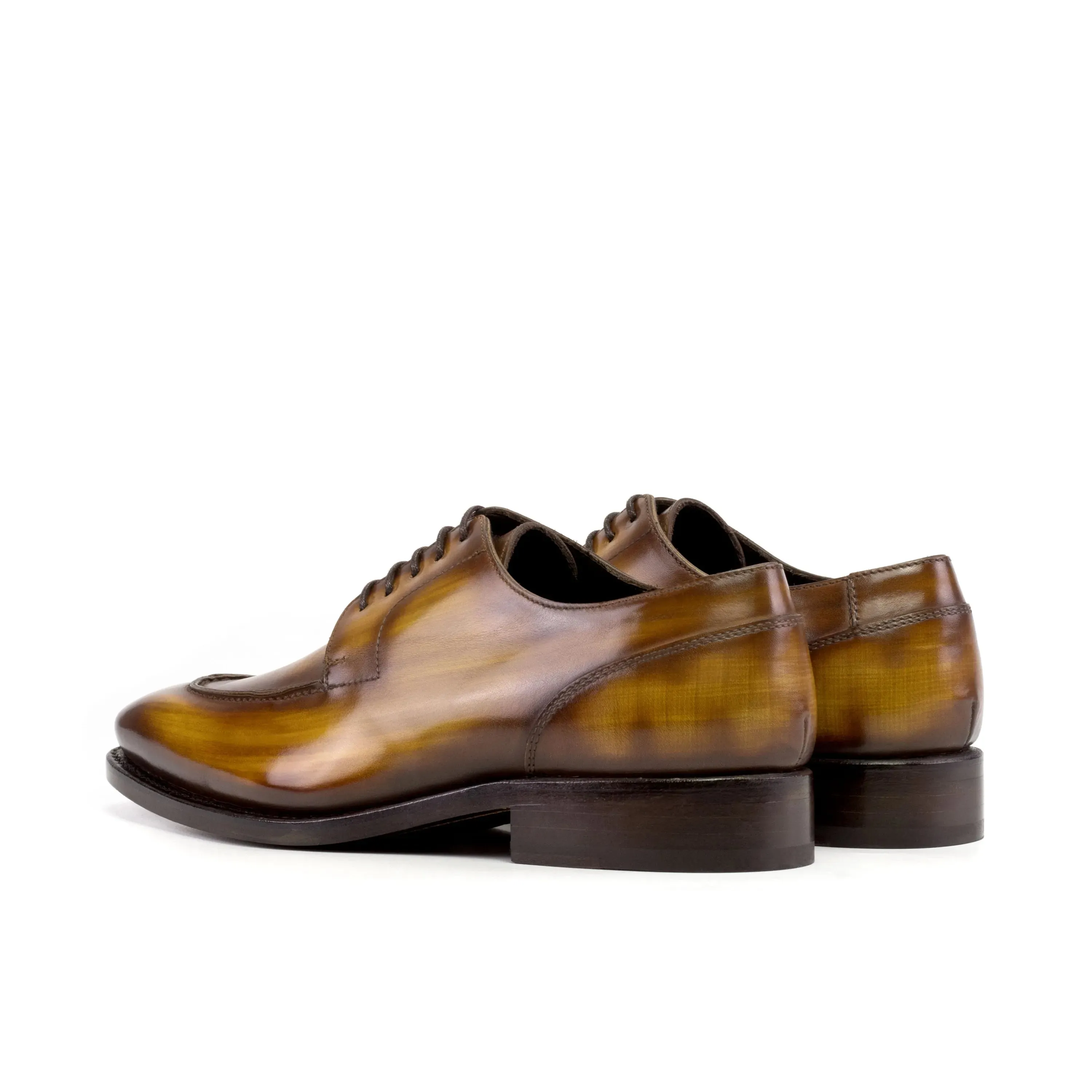 Rubis Derby Split Toe Patina Shoes