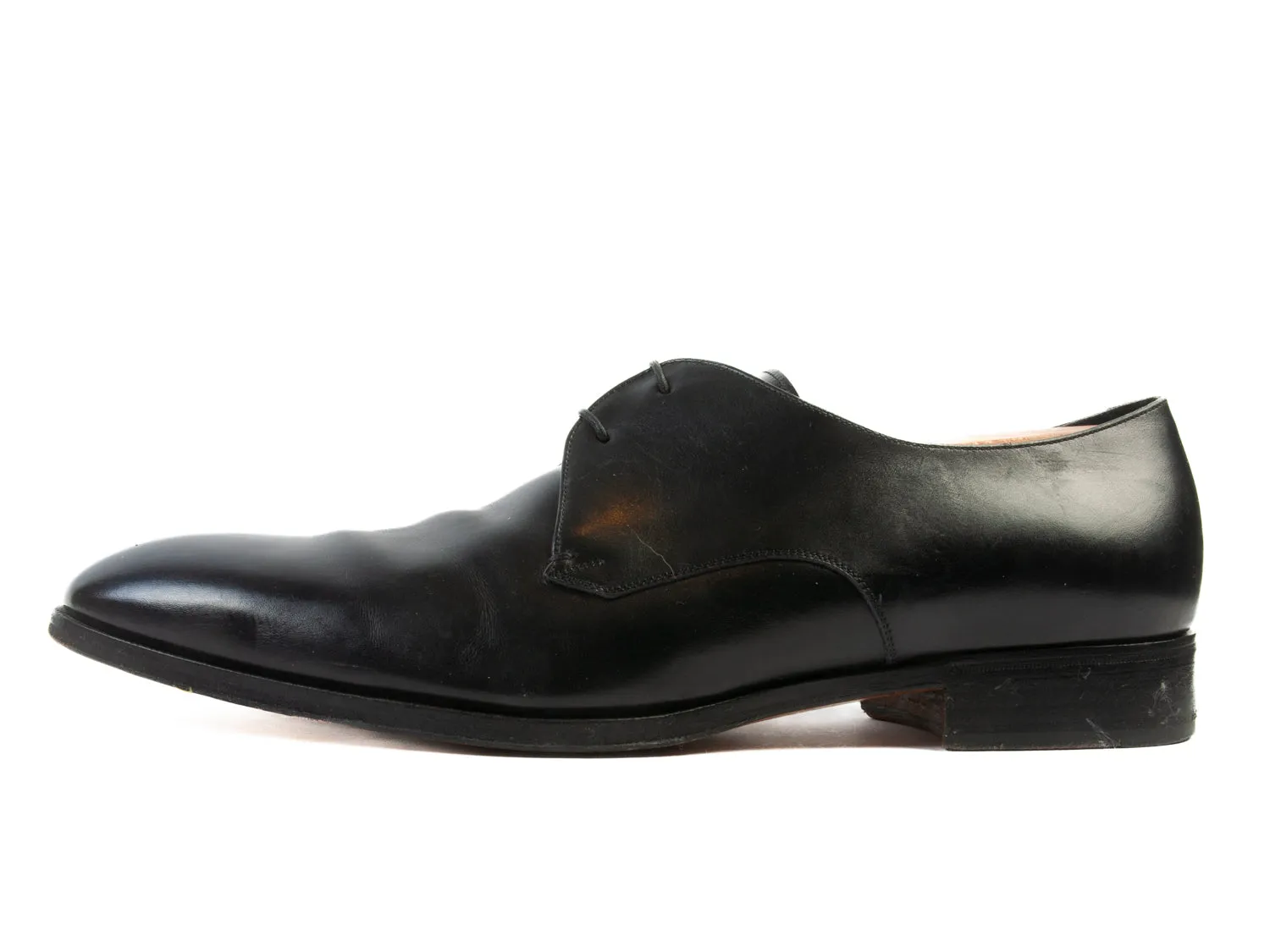 Salvatore Ferragamo Black Derby Shoes