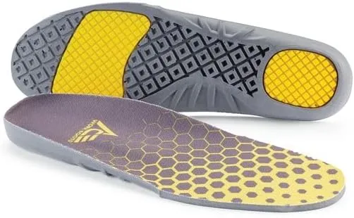 Shoes For Crews Comfort Insole with Gel for Men's, Women's, Inserts to Fit Work Boots and Shoes - Arch Support & Shock Absorption,Men's 6, Women's 7