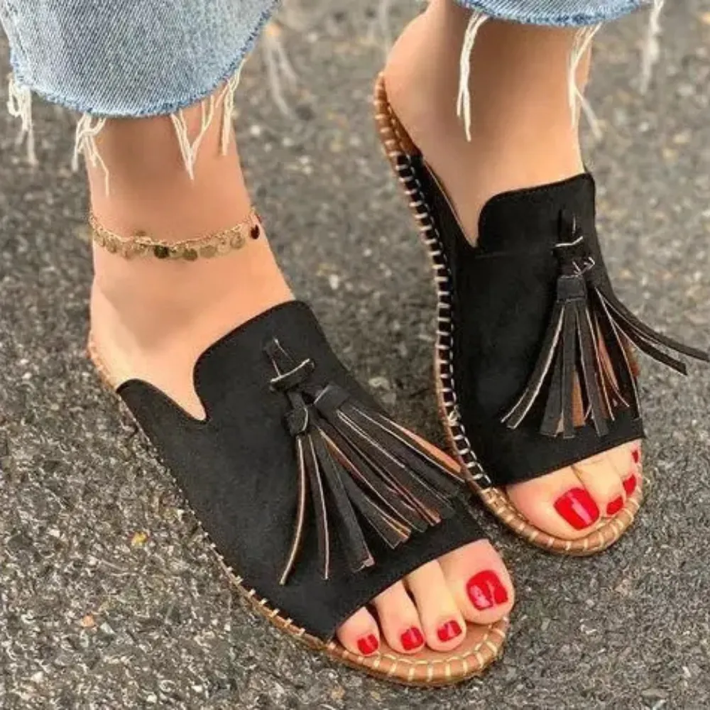 Sofia - Tropical Sunset Sandals
