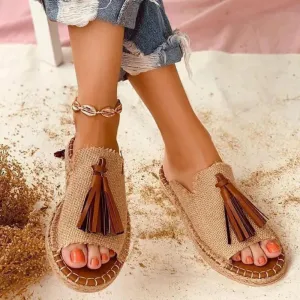 Sofia - Tropical Sunset Sandals