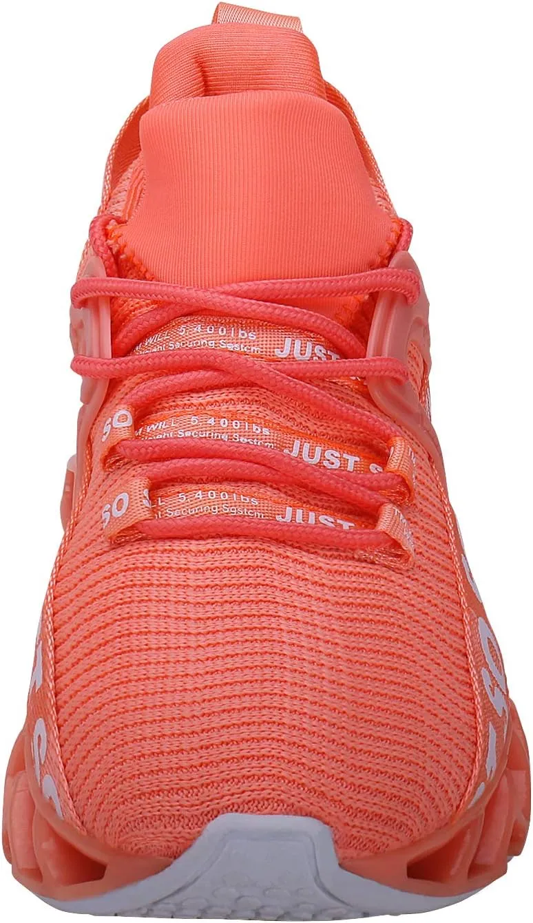 UMYOGO Women's Running Shoes Non Slip Athletic Tennis Walking Blade Type Sneakers