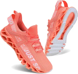 UMYOGO Women's Running Shoes Non Slip Athletic Tennis Walking Blade Type Sneakers