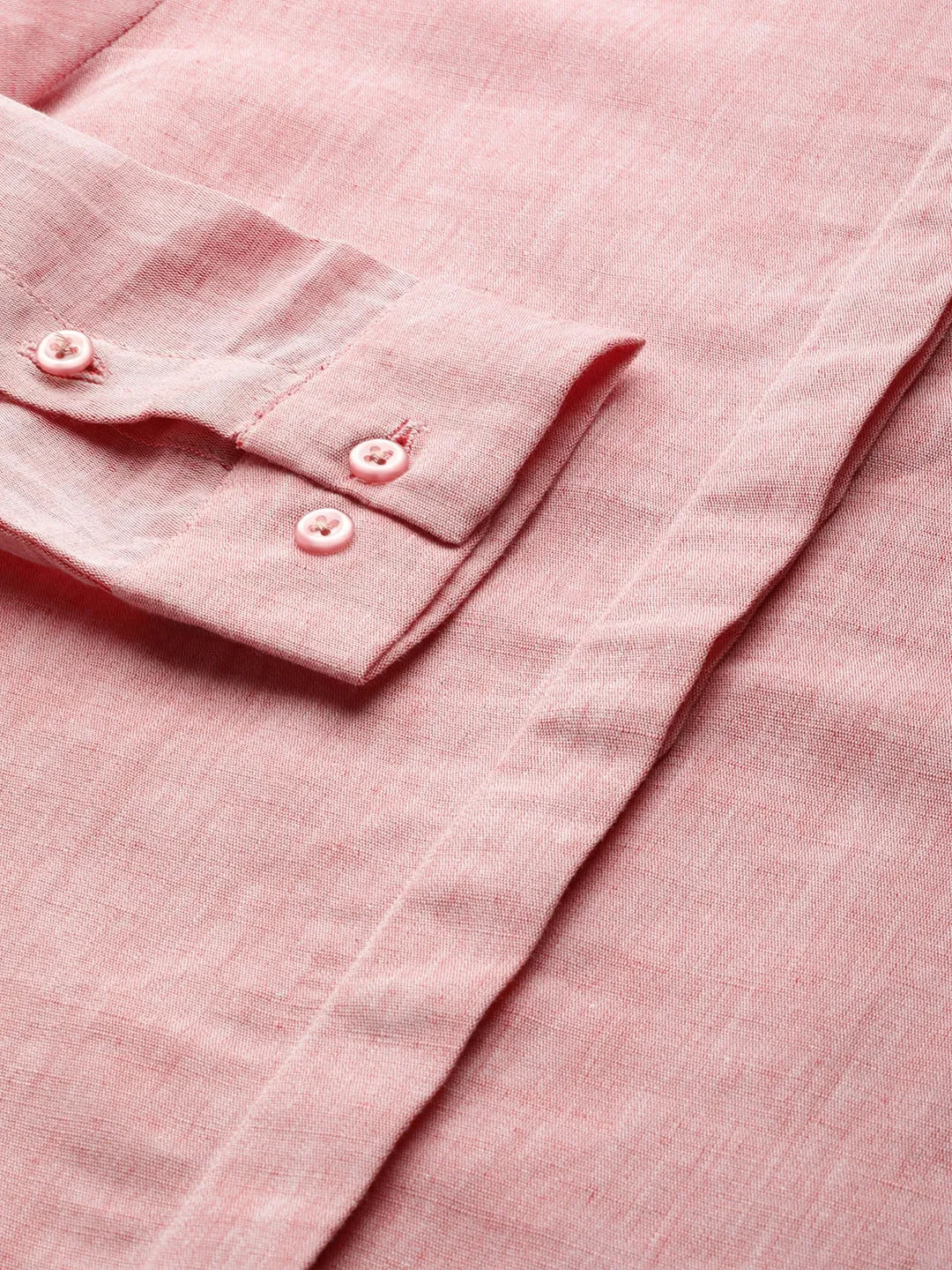 Women Coral Solids Pure Cotton Slim Fit Formal Shirt