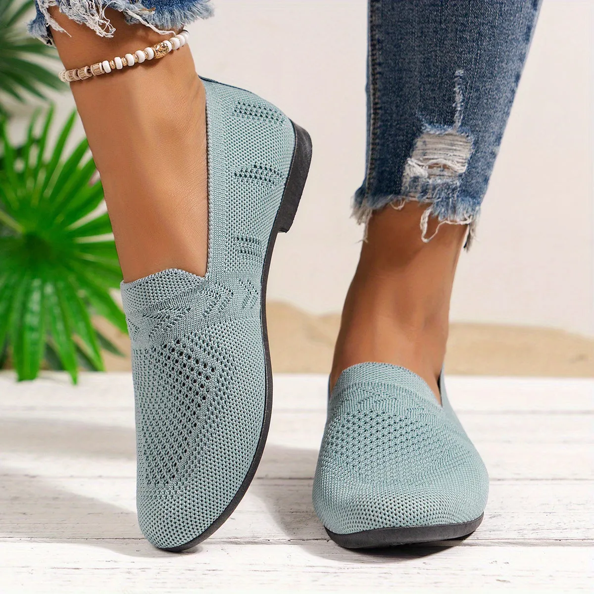 Womens Summer Casual Flat Loafers