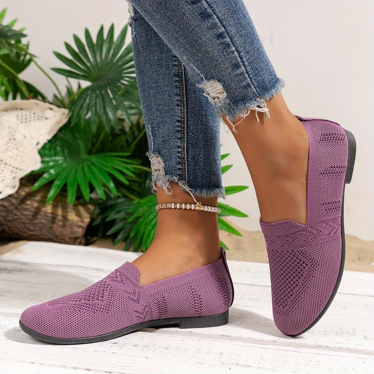 Womens Summer Casual Flat Loafers