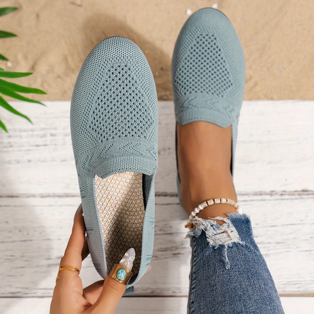 Womens Summer Casual Flat Loafers