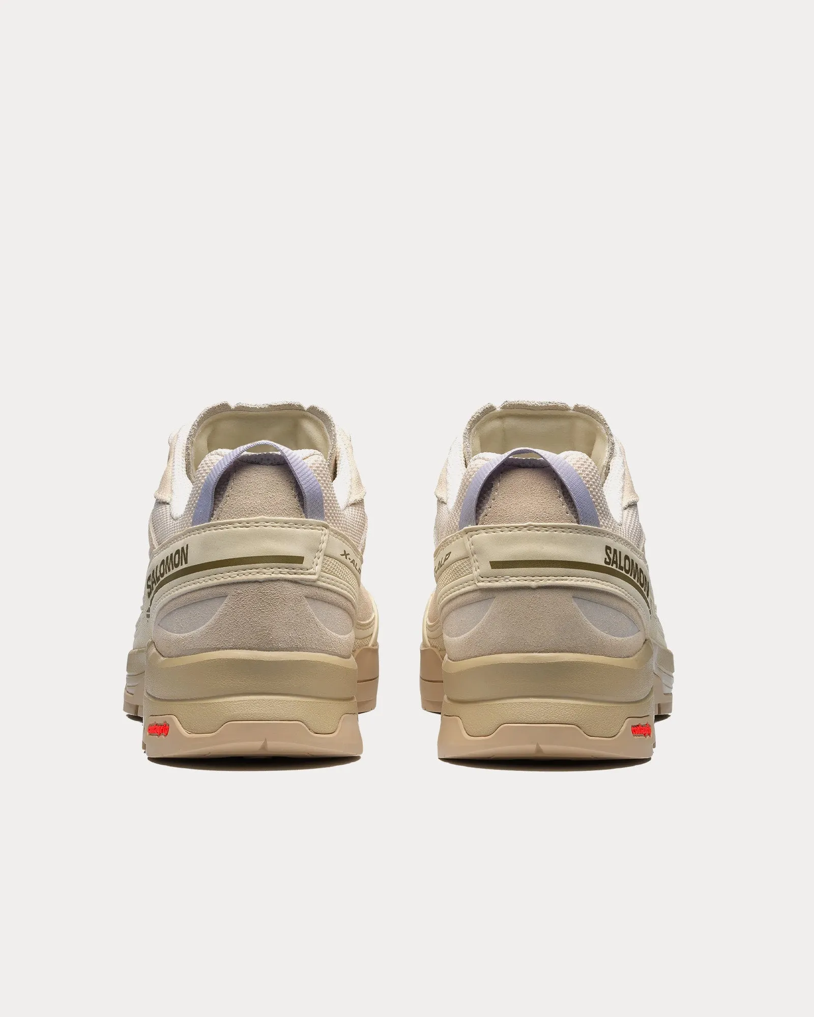 X-Alp Leather Almond Milk / White Pepper / Burnt Olive Low Top Sneakers